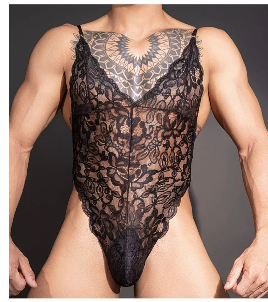 Soft Sheer Lace Body Suit