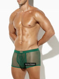 Transparent Lace Mesh Low Rise Boxers