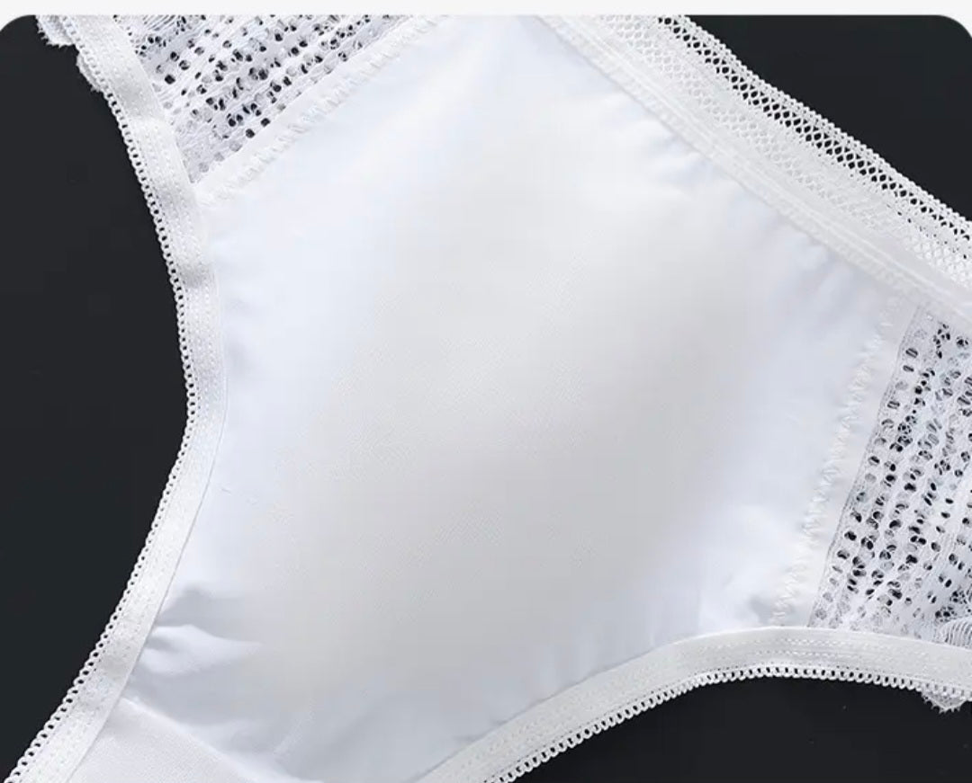 Mens Low Rise Silky & Lace Thong