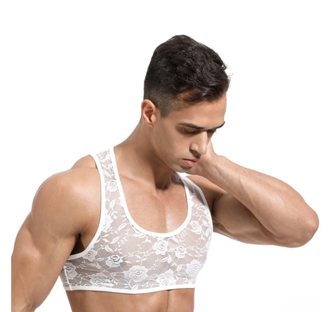 Soft Lace Crop Top